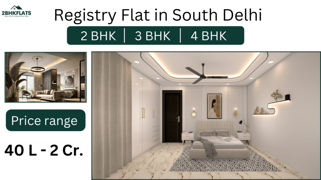 Registry flat in south delhi